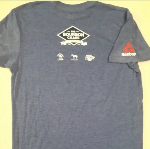 Size M Reebok Short Sleeve Blue Shirt - Picture 4 of 9